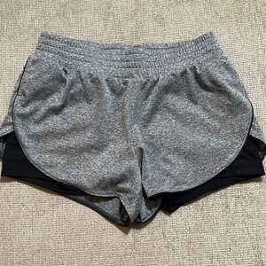 NWOT Brooks Layered Athletic Shorts